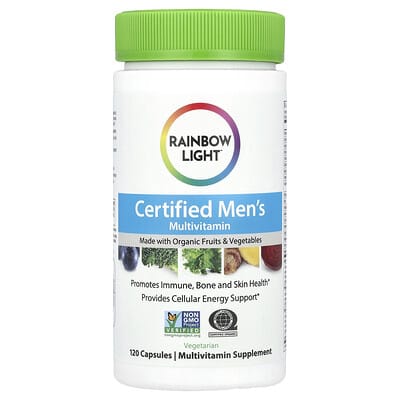 Rainbow Light, Certified Men's Multivitamin, 120 Capsules