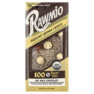 Rawmio, 燕麥牛奶巧克力，榛子藜麥脆片，2.12 盎司（60 克）