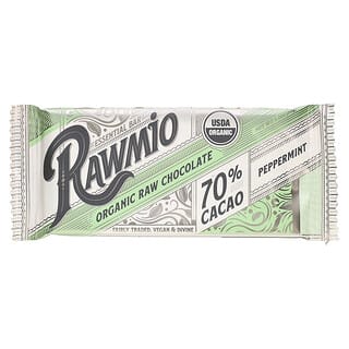 راوميو‏, لوح أساسي ، شيكولاتة عضوية خام ، 70٪ كاكاو ، نعناع ، 1.1 أونصة (30 جم)
