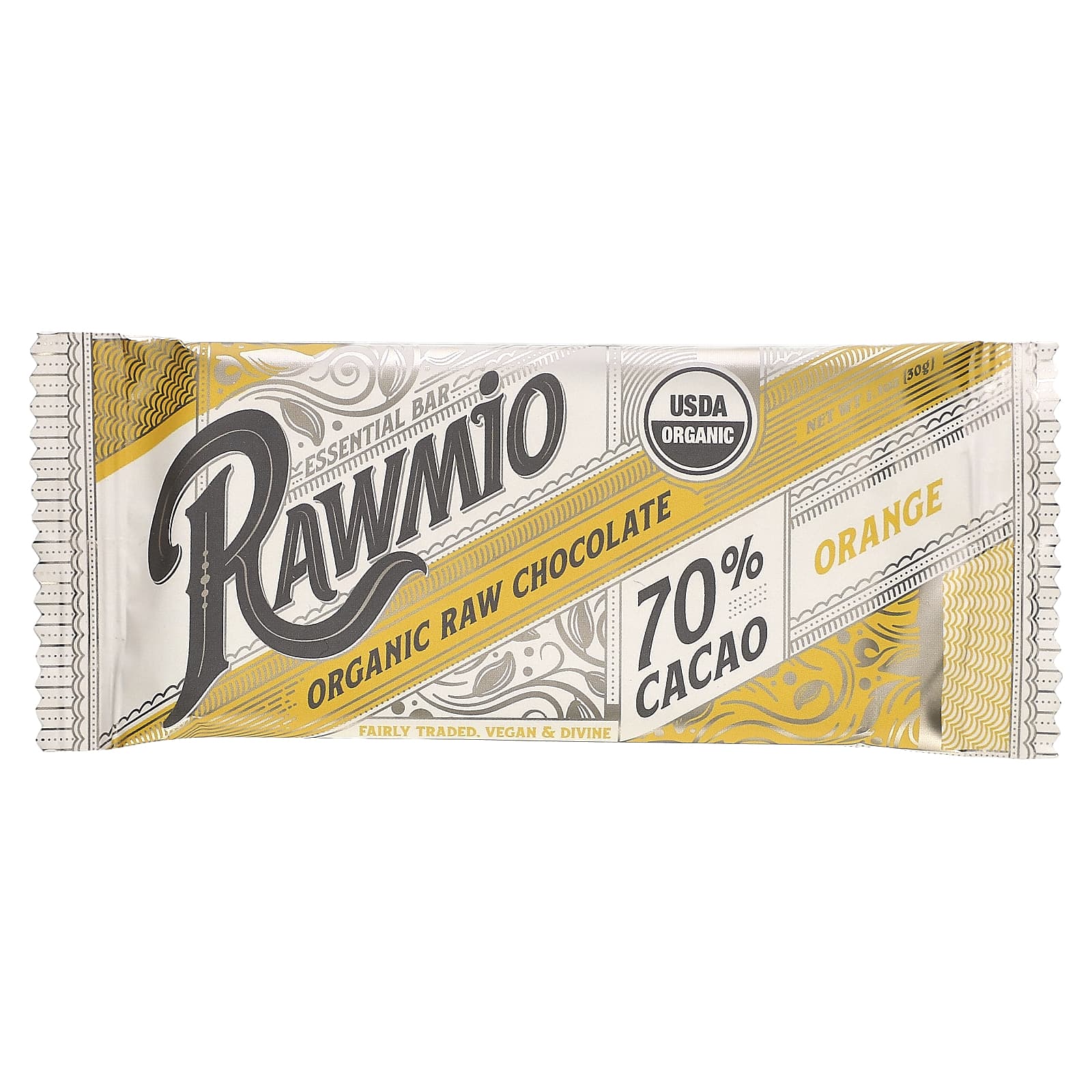  Rawmio Essential Mint Chocolate Bar - Organic, Raw, Chocolate,  70% Cacao, 1.1 oz. : Grocery & Gourmet Food