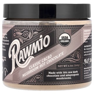 Rawmio, Chocolat chaud aux champignons et au cacao, 240 g