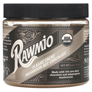 Rawmio, クラシック カカオ マッシュルーム ホットチョコレート、240g（8.5オンス）