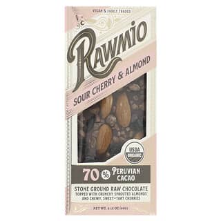 Rawmio, Stone Ground Raw Chocolate, Sour Cherry & Almond, 2.12 oz (60 g)