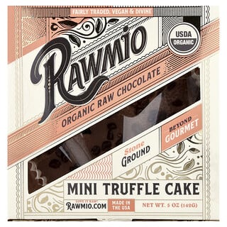 Rawmio, Mini prăjitură cu trufe de ciocolată crudă organică, 5 oz (142 g)
