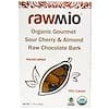 Organic Gourmet Sour Cherry and Almond Raw Chocolate Bark, 1.76 oz (50 g)
