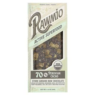 Rawmio, 活性 Superfood，70% 秘魯可可，2.12 盎司（60 克）