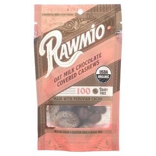 Rawmio, 오트 밀크 초콜릿 커버드 캐슈, 56.7g(2oz)
