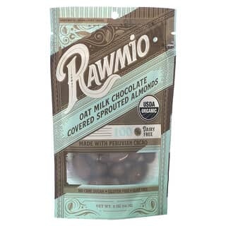 Rawmio, Oat Milk Chocolate Covered Sprouted Almonds, 2 oz (56.7 g)