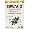 Organic Gourmet Simply Hemp Raw Chocolate Bark, 1.76 oz (50 g)