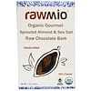 Organic Gourmet Sprouted Almond & Sea Salt Raw Chocolate Bark, 1.76 oz (50 g)