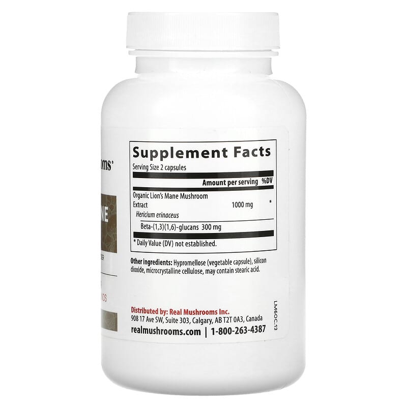 Stamiron Lions Mane Supplement Turkey Tail Mushroom Capsules With Cordyceps Extract - View #11