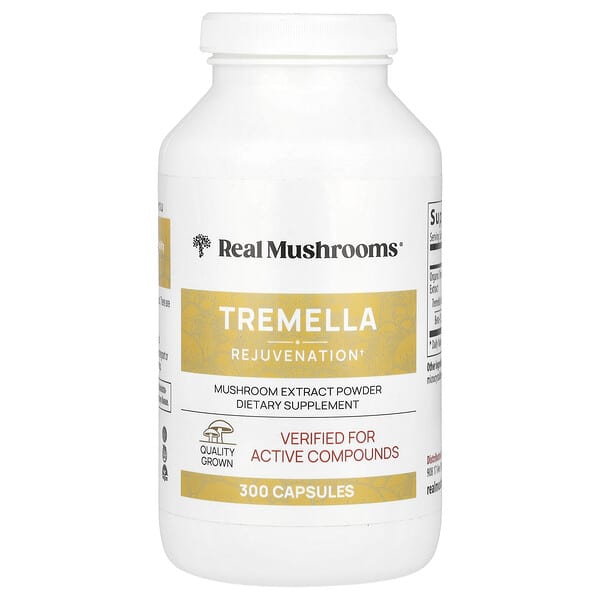 Tremella, Mushroom Extract Powder, 300 Capsules