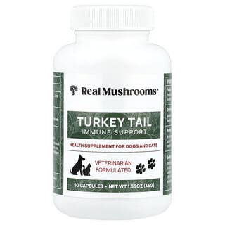 Real Mushrooms, Pulykafarok, Támaszték kedvence számára, 90 kapszula