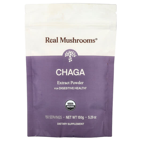 Real Mushrooms, Chaga Extract Powder, 5.29 oz (150 g) — product photo 1