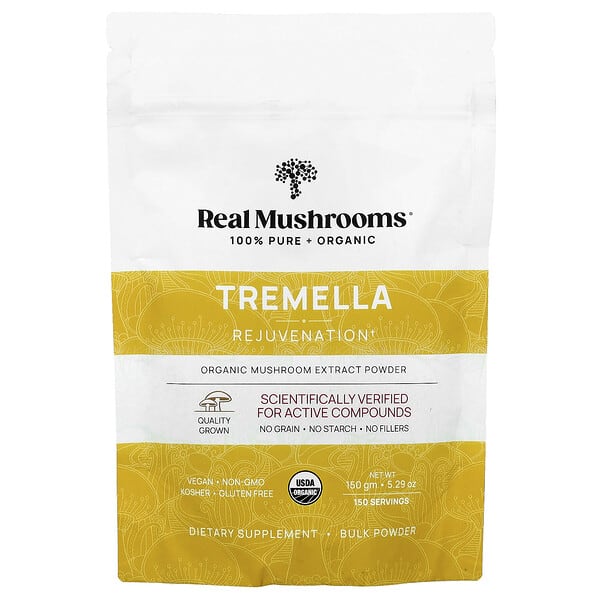 Tremella, Organic Mushroom Extract Powder, 5.29 oz (150 g)