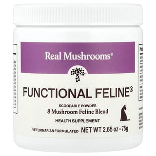 Real Mushrooms, Functional Feline, für Katzen, 75 g (2,65 oz.)