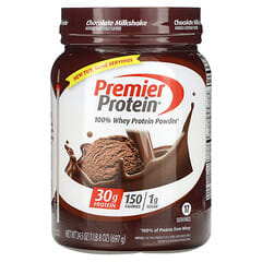 Premier Protein, 100% Whey Protein Powder, Chocolate Milkshake, 1 lb 8 ...