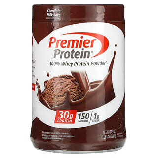 Premier Protein, 100% proteína de suero de leche en polvo, Batido de chocolate`` 697 g (1 lb 8 oz)