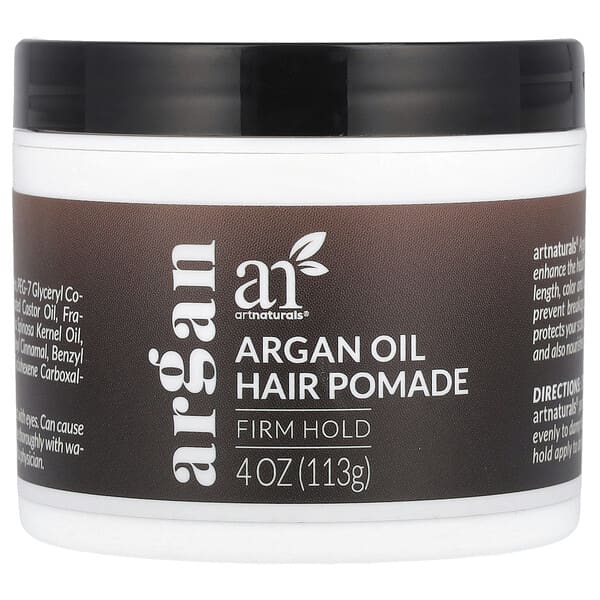 artnaturals, 아르간오일 헤어 포마드, 펌 홀드, 113g(4oz)