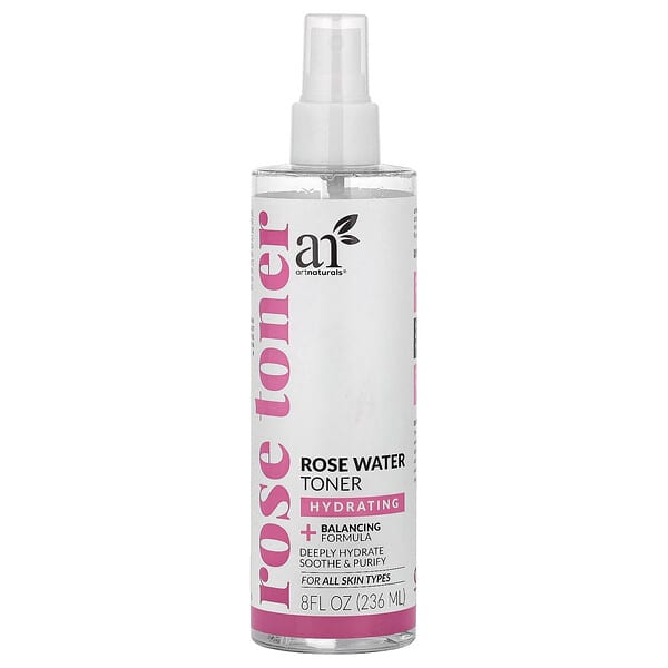 artnaturals, 로즈 워터 토너, 모든 피부용, 236ml(8fl oz)