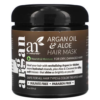 Art Naturals, Masque pour les cheveux à l'huile d'argan et à l'aloès, 226 g