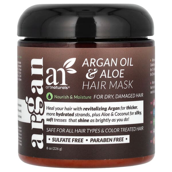 artnaturals, Argan Oil & Aloe Hair Mask, 8 oz (226 g)