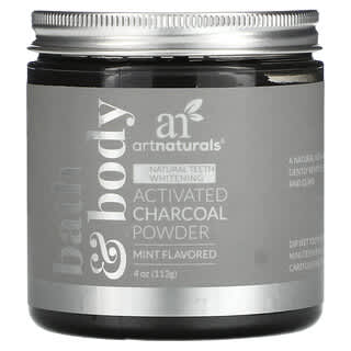 Art Naturals, Activated Charcoal Powder, Mint Flavored, 4 oz (113 g)