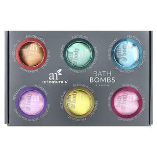 artnaturals, Bath Bombs, 6 Bombs, 4 oz (113 g) Each