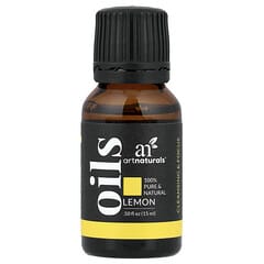 高純度＆天然エッセンシャルオイル、レモン、15ml（0.50液量オンス）