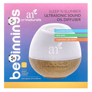 artnaturals, ультразвуковий олійний дифузор Sleep 'N Slumber для немовлят, 1 дифузор