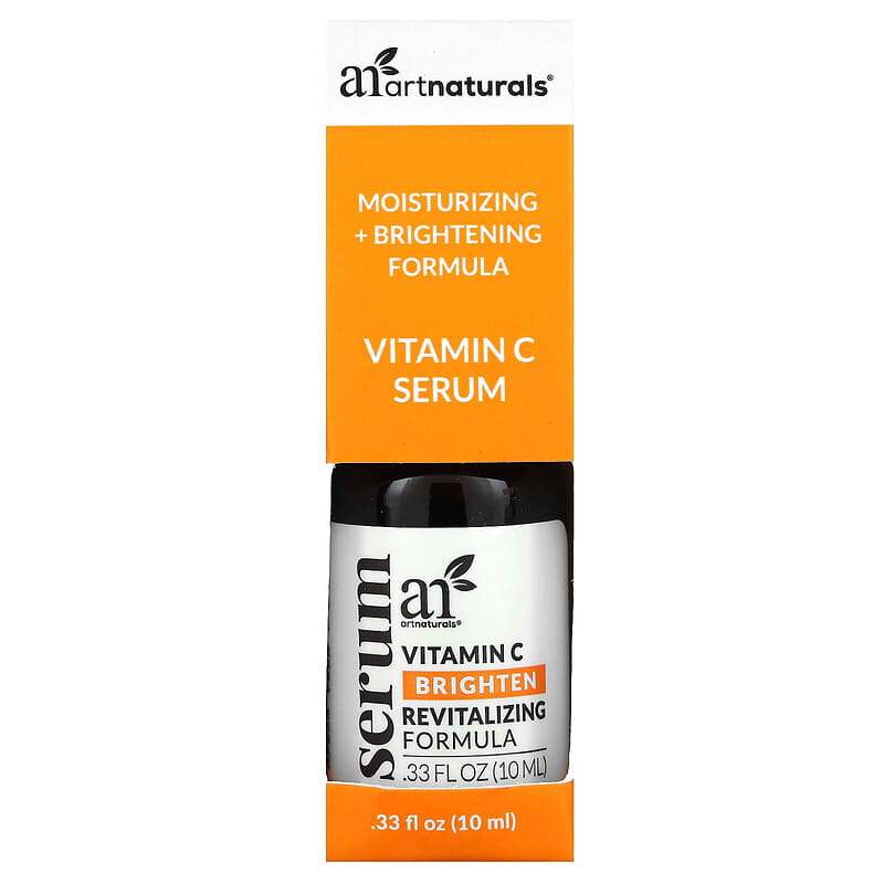 Lot of 4 /Art Naturals Vitamin C Serum Travel Minis /.33 fl oz 10ml / NIP  Sealed