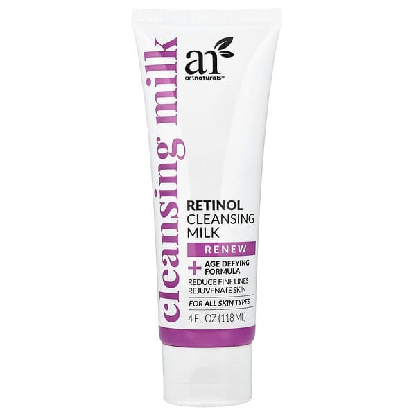 artnaturals, 레티놀 클렌징 밀크, 모든 피부용, 118ml(4fl oz)