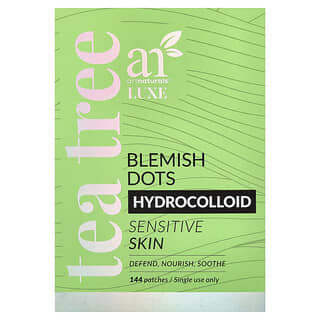 artnaturals, Luxe, Puntos hidrocoloides para imperfecciones, Árbol del té, Piel sensible, 144 parches