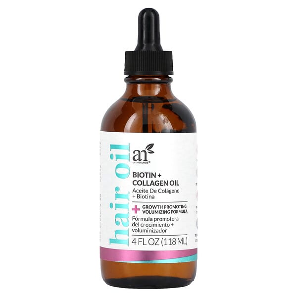 artnaturals, Biotin + Collagen Oil  , 4 fl oz (118 ml)