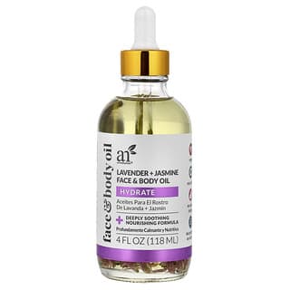 artnaturals, Gezicht & Lichaam Olie, Lavendel + Jasmijn, 4 fl oz (118 ml)