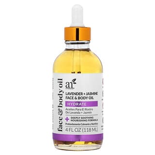 artnaturals, Face & Body Oil, Lavender + Jasmine , 4 fl oz (118 ml)