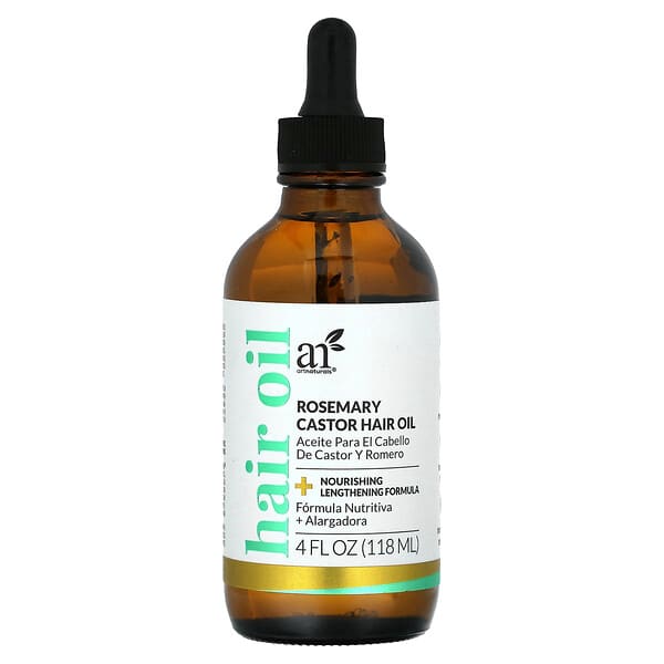 artnaturals, Rosemary Castor Hair Oil, 4 fl oz (118 ml)
