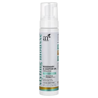 artnaturals, Rosemary & Castor Oil Styling Mousse, For All Hair Types, 8 fl oz (236 ml)