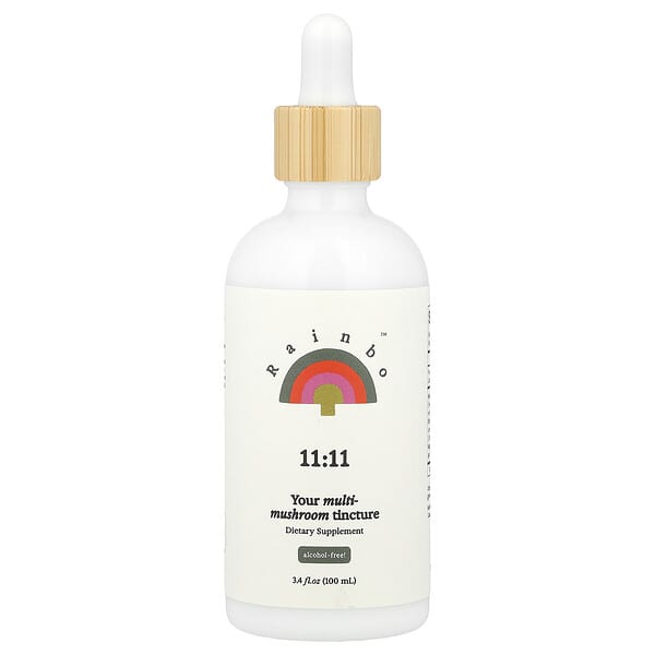 11:11 Multi-Mushroom Tincture, Alcohol-Free, 3.4 fl oz (100 ml)