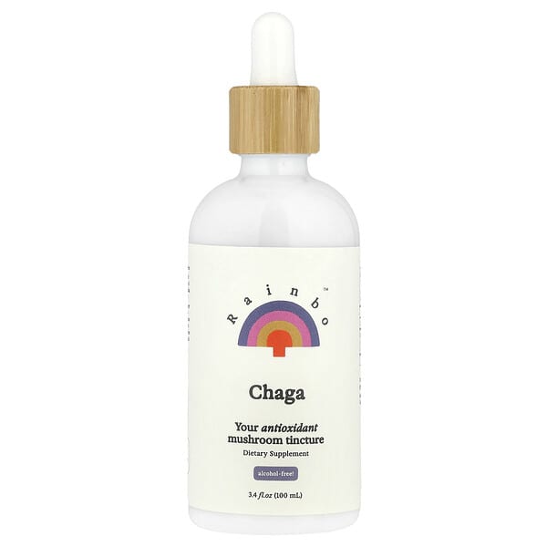 Rainbo, 차가버섯, 알코올 무함유, 100ml(3.4fl oz)