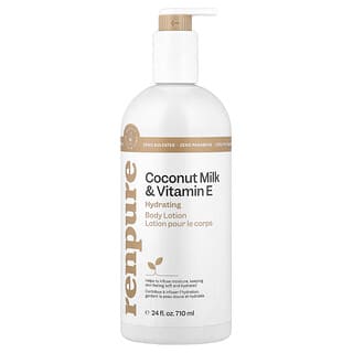 Renpure, Feuchtigkeitsspendende Körperlotion, Kokosmilch und Vitamin E, 710 ml (24 fl. oz.)