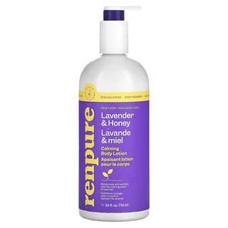 Renpure, Calming Body Lotion, Lavender & Honey, 24 fl oz (710 ml)