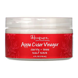 Renpure, 蘋果醋，頭皮潔淨，4 盎司（118 毫升）
