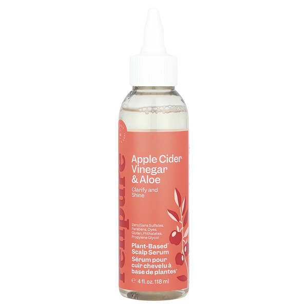 Renpure, 식물성 두피 세럼, 사과 식초 및 알로에, 118ml(4fl oz)