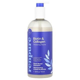 Renpure, Plant-Based Shampoo, Biotin & Collagen, 24 fl oz (710 ml)