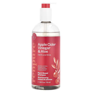 Renpure, Plant-Based Shampoo, Apple Cider Vinegar & Aloe, 24 fl oz (710 ml)