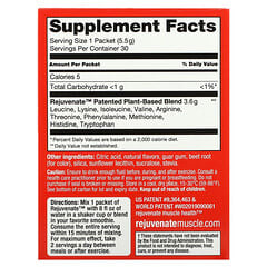 Rejuvenate, Muscle Health Drink Mix, Raspberry Burst, 30 Pouches, 0.19 oz (5.5 g) Each