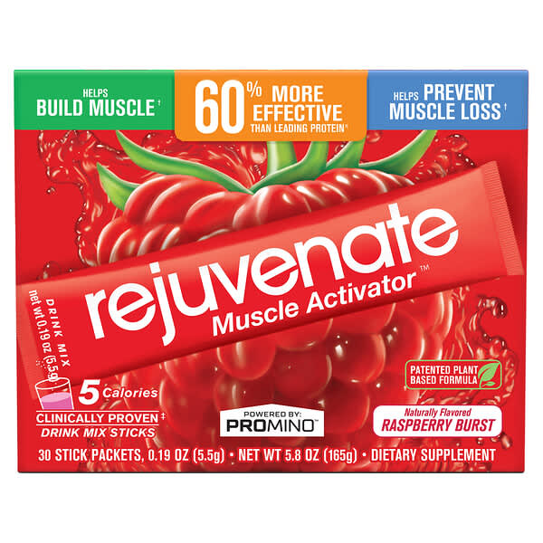 Muscle Activator™, Drink Mix, Raspberry Burst, 30 Stick Packets, 0.19 oz (5.5 g) Each