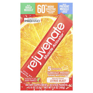 Rejuvenate Muscle Activator™, Drink Mix Sticks, Citrus Blast, 30 Stick Packets, 0.19 oz (5.5g) Each