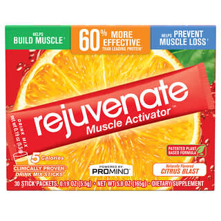 Rejuvenate Muscle Activator™，混合飲品，柑橘爆裂，30 條，每條 0.19 盎司（5.5 克）